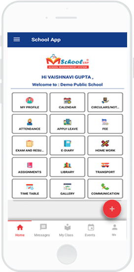 School ERP Android mobile app erp